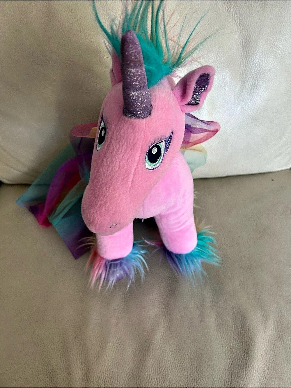 Build-A-Bear Workshop Beary Fairy Friends Pink Unicorn Plush Toy